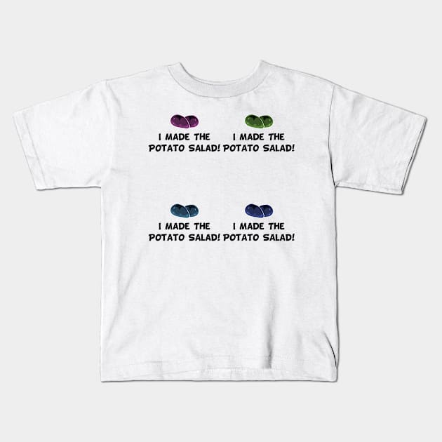 I made the potato salad Kids T-Shirt by Lin Watchorn 